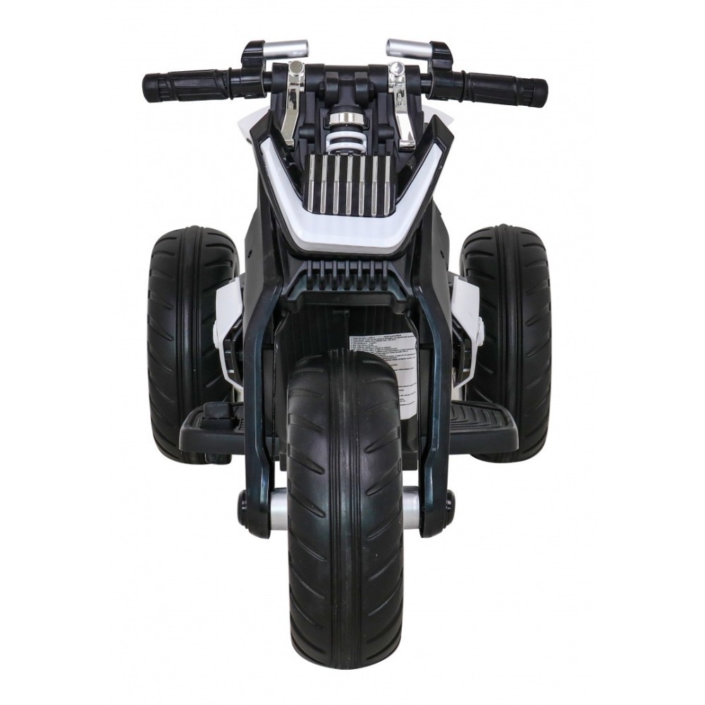 JOKO Elektrická motorka Future 109cm, penové kolesá, biela