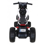 JOKO Elektrická motorka Future 109cm, penové kolesá, biela
