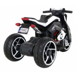 JOKO Elektrická motorka Future 109cm, penové kolesá, biela