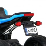 JOKO Elektrická motorka Future 109cm, penové kolesá, modrá