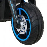 JOKO Elektrická motorka Future 109cm, penové kolesá, modrá