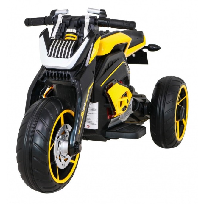 JOKO Elektrická motorka Future 109cm, penové kolesá, žltá