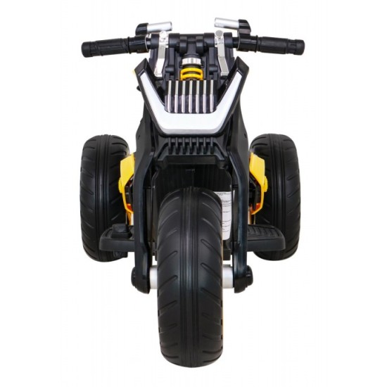 JOKO Elektrická motorka Future 109cm, penové kolesá, žltá