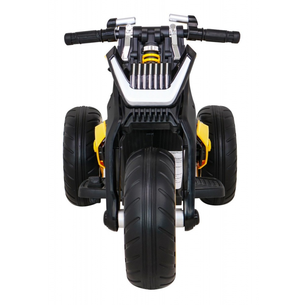 JOKO Elektrická motorka Future 109cm, penové kolesá, žltá