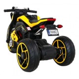 JOKO Elektrická motorka Future 109cm, penové kolesá, žltá