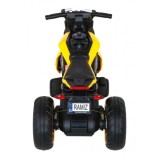 JOKO Elektrická motorka Future 109cm, penové kolesá, žltá