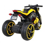 JOKO Elektrická motorka Future 109cm, penové kolesá, žltá