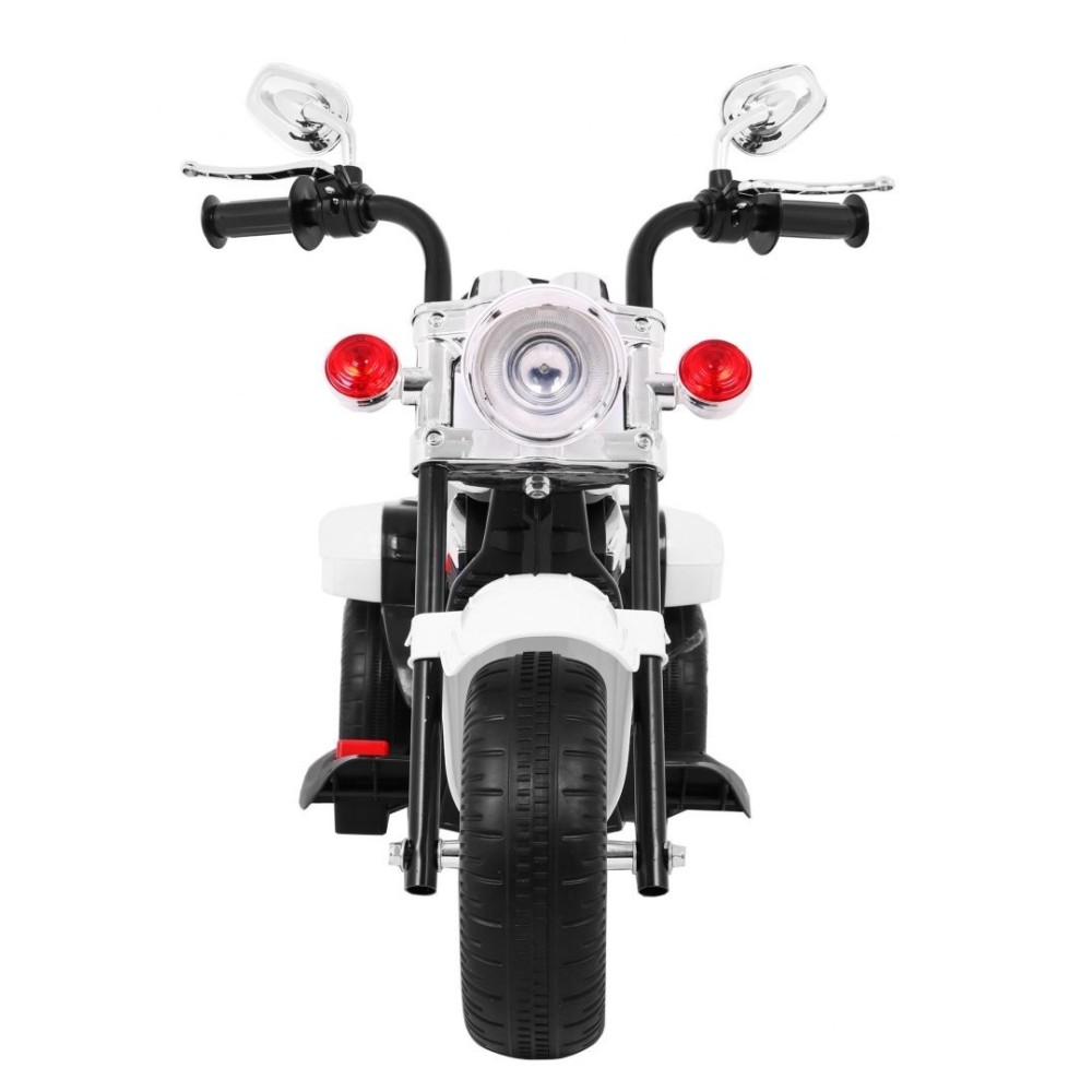 JOKO Elektrická motorka Chopper, biela