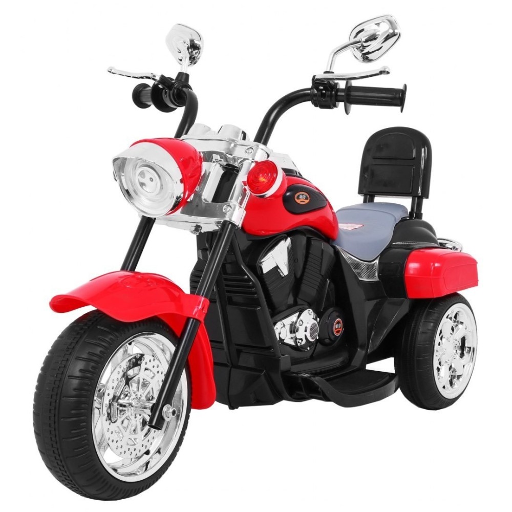 JOKO Elektrická motorka Chopper, červená