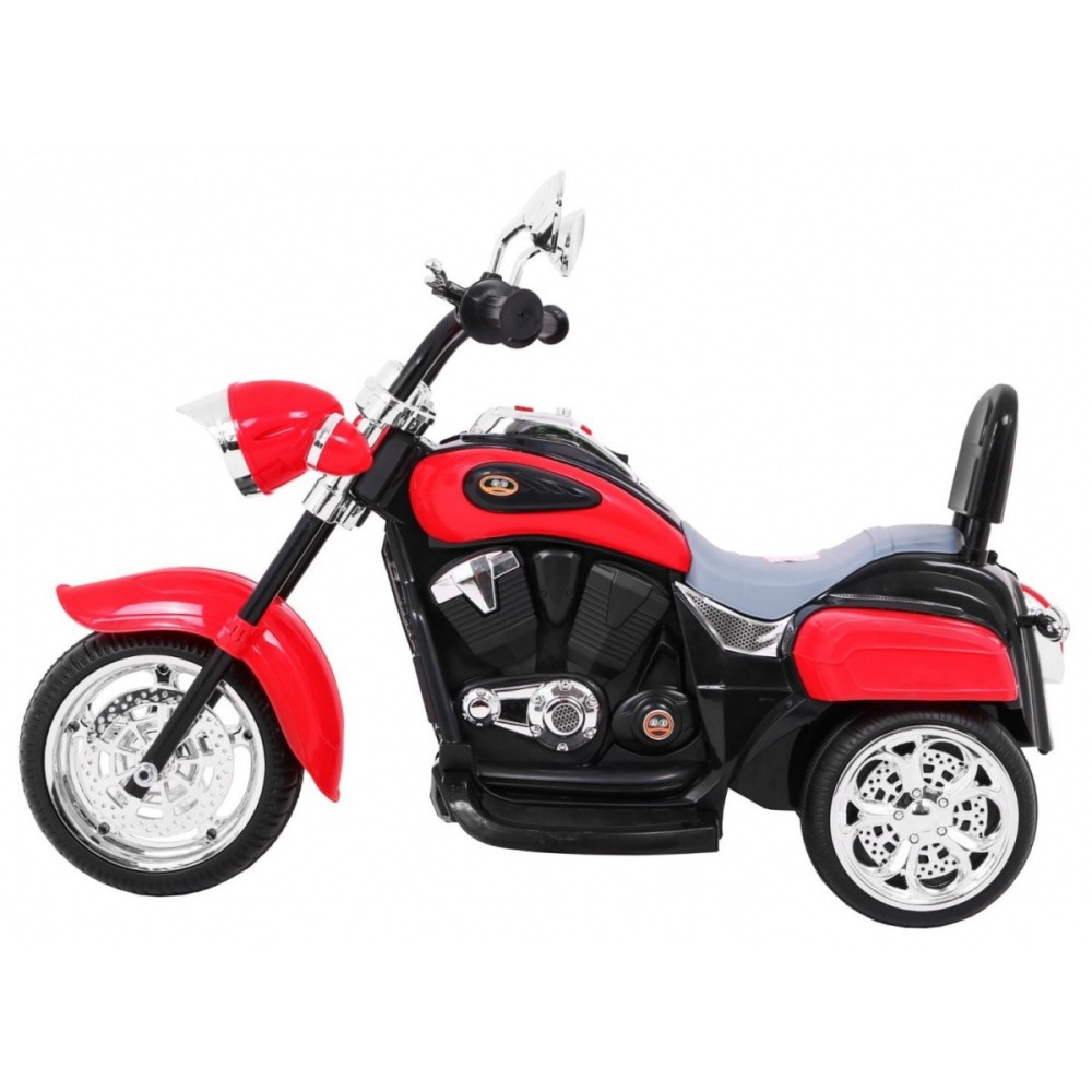 JOKO Elektrická motorka Chopper, červená
