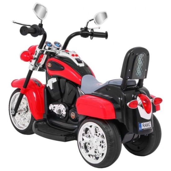 JOKO Elektrická motorka Chopper, červená