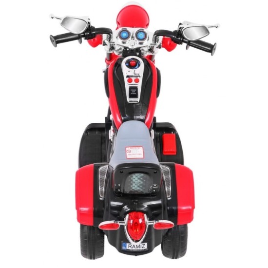 JOKO Elektrická motorka Chopper, červená