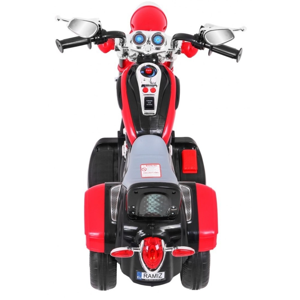 JOKO Elektrická motorka Chopper, červená