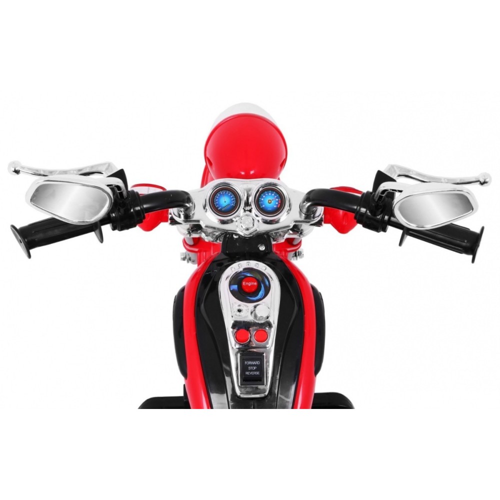 JOKO Elektrická motorka Chopper, červená
