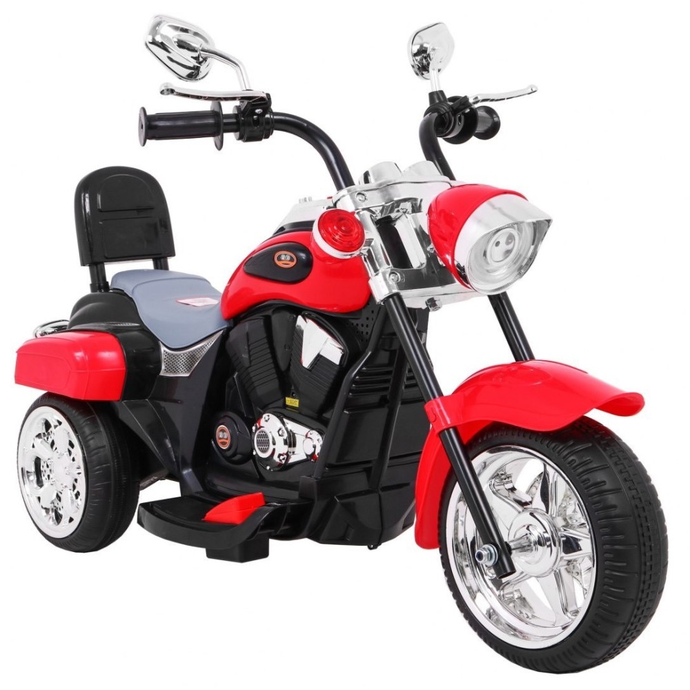 JOKO Elektrická motorka Chopper, červená
