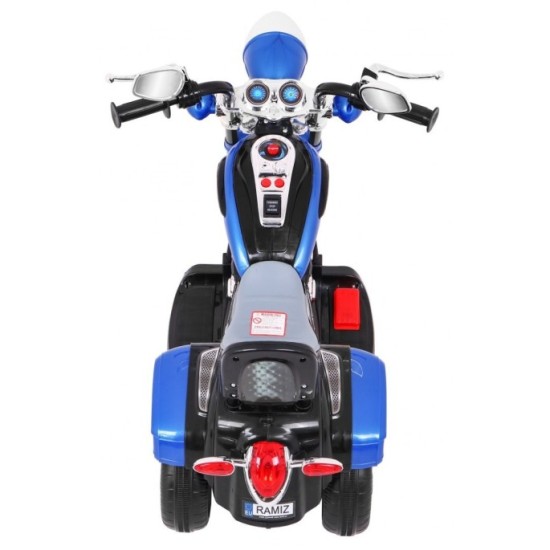 JOKO Elektrická motorka Chopper, modrá