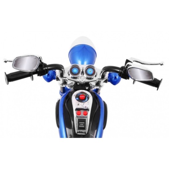JOKO Elektrická motorka Chopper, modrá
