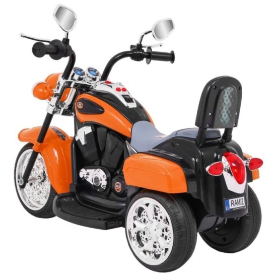 JOKO Elektrická motorka Chopper, oranžová