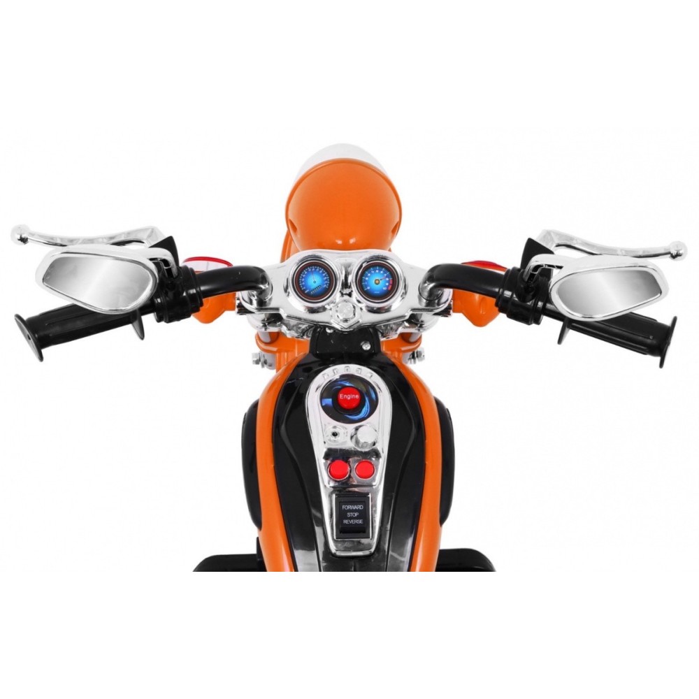 JOKO Elektrická motorka Chopper, oranžová