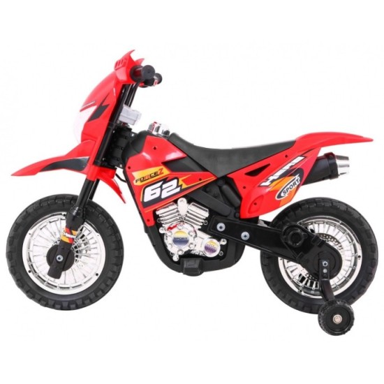 JOKO Elektrická motorka Crosska, červená
