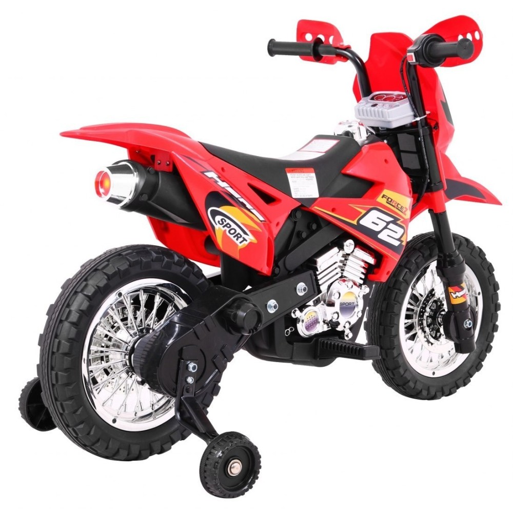 JOKO Elektrická motorka Crosska, červená
