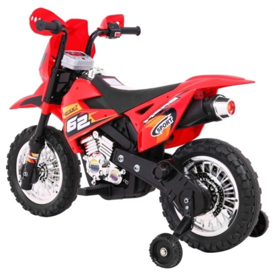 JOKO Elektrická motorka Crosska, červená