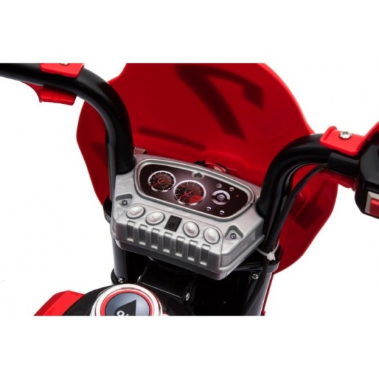 JOKO Elektrická motorka Crosska, červená