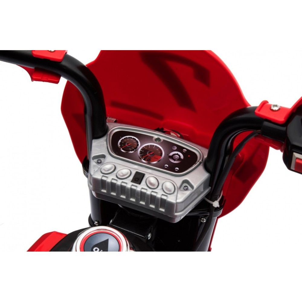JOKO Elektrická motorka Crosska, červená