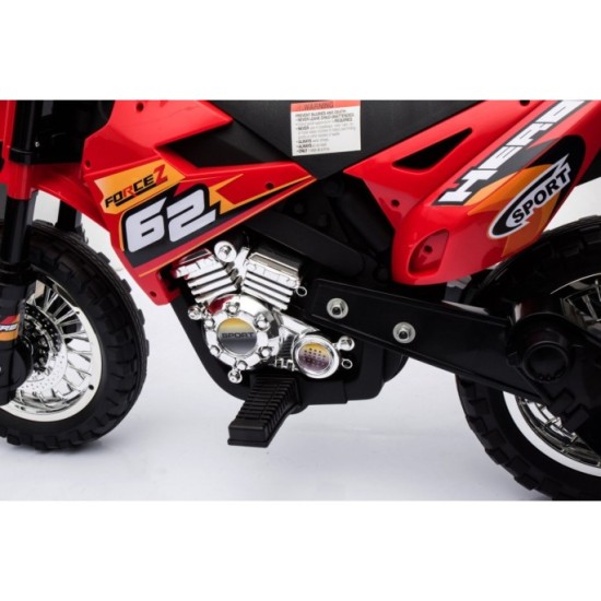 JOKO Elektrická motorka Crosska, červená