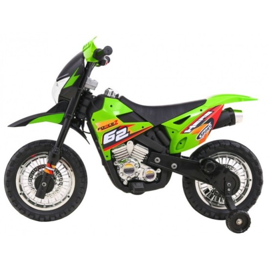 JOKO Elektrická motorka Crosska, zelená