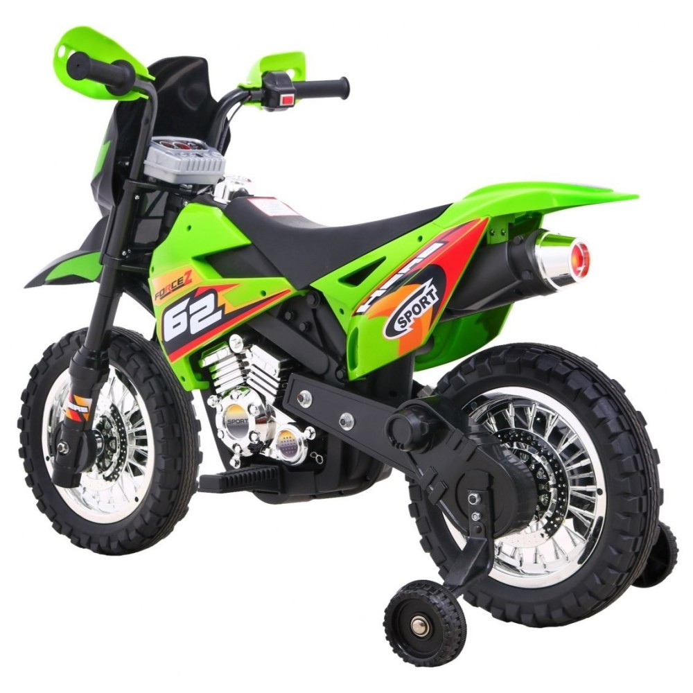 JOKO Elektrická motorka Crosska, zelená