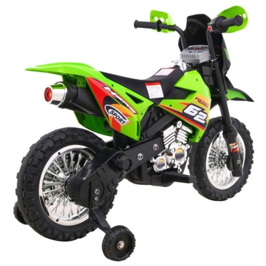 JOKO Elektrická motorka Crosska, zelená