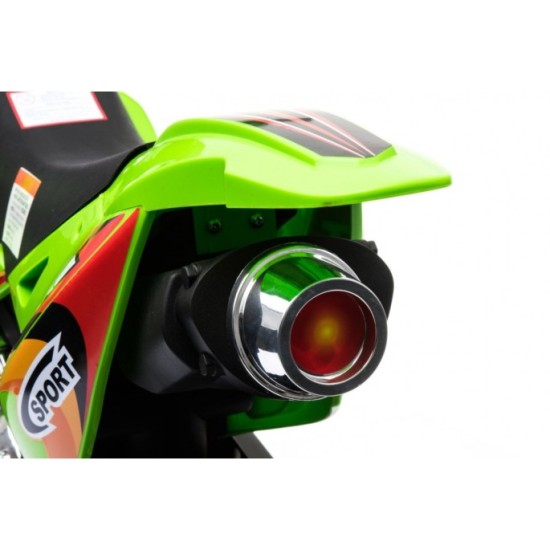 JOKO Elektrická motorka Crosska, zelená