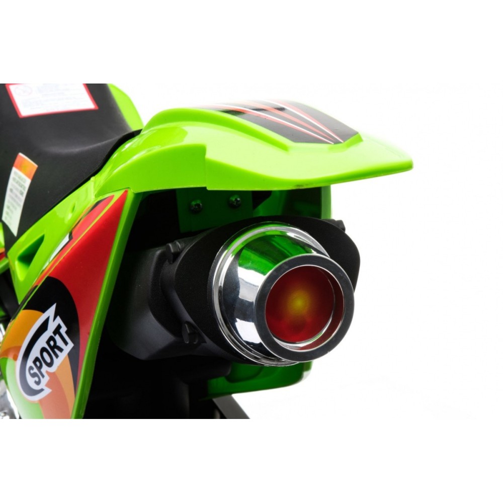 JOKO Elektrická motorka Crosska, zelená