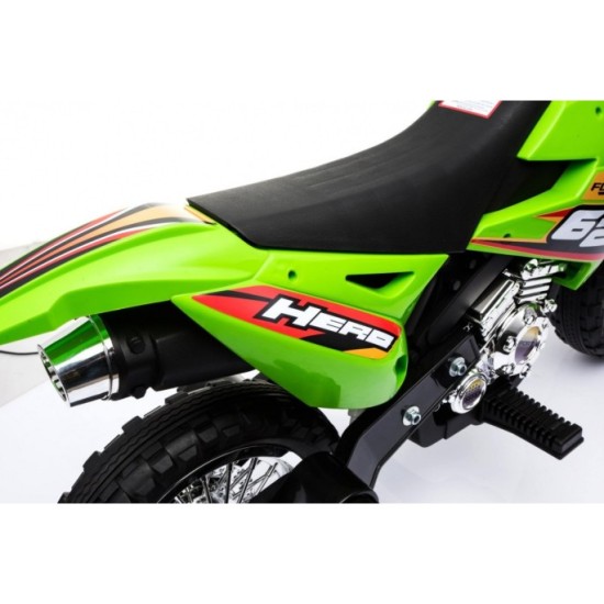 JOKO Elektrická motorka Crosska, zelená
