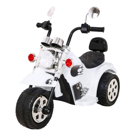 JOKO Elektrická motorka Hot Chopper, biela