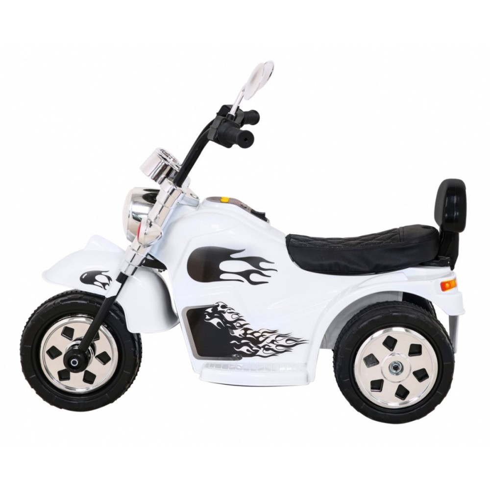 JOKO Elektrická motorka Hot Chopper, biela