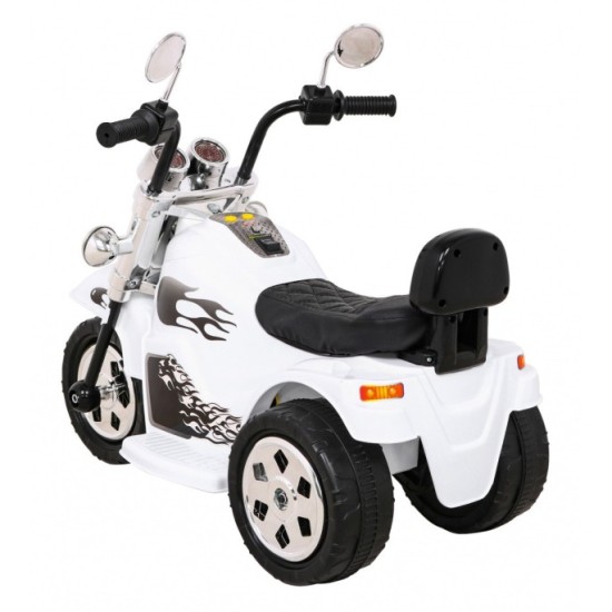 JOKO Elektrická motorka Hot Chopper, biela