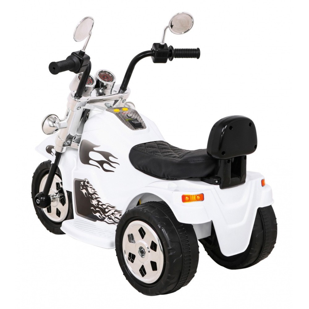 JOKO Elektrická motorka Hot Chopper, biela