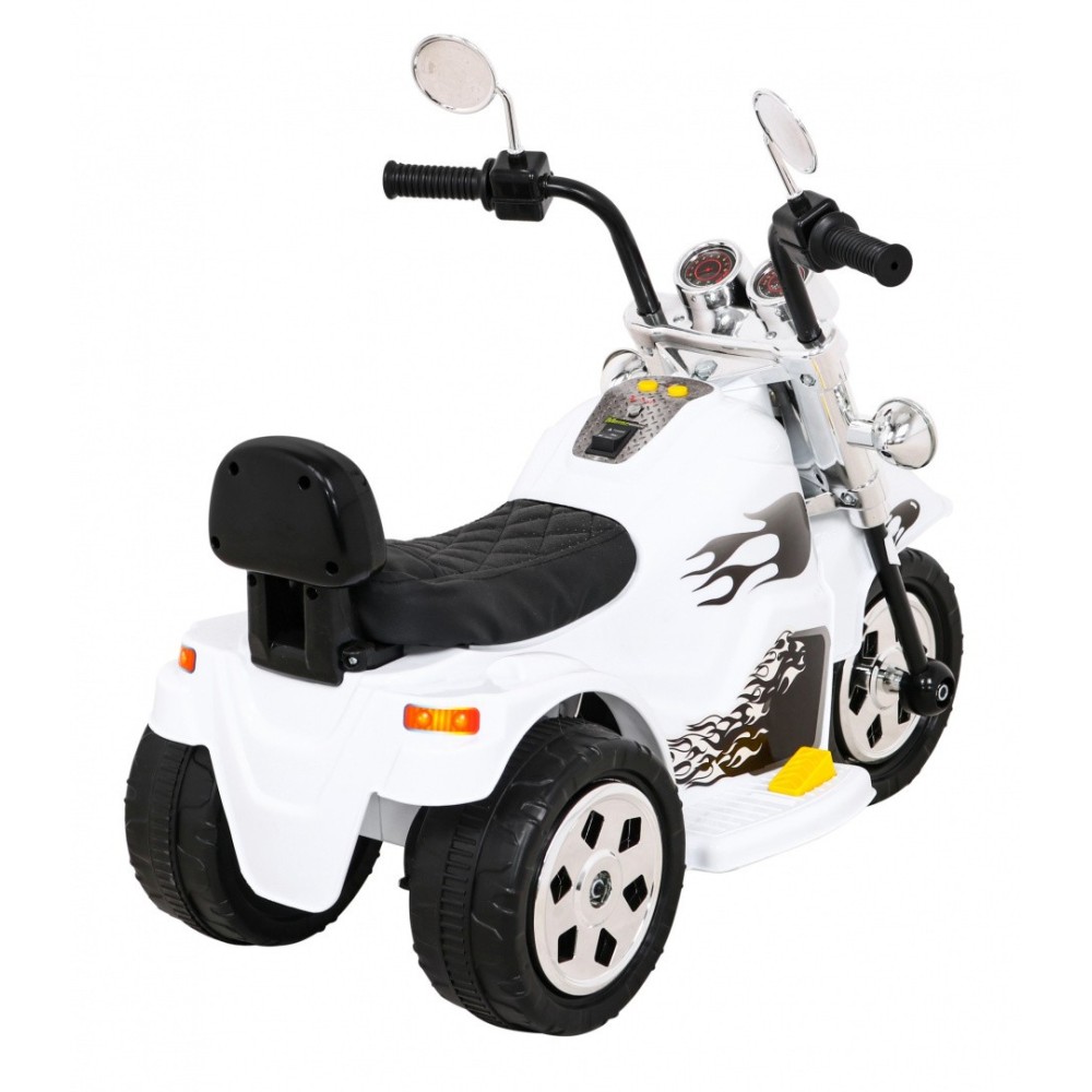 JOKO Elektrická motorka Hot Chopper, biela