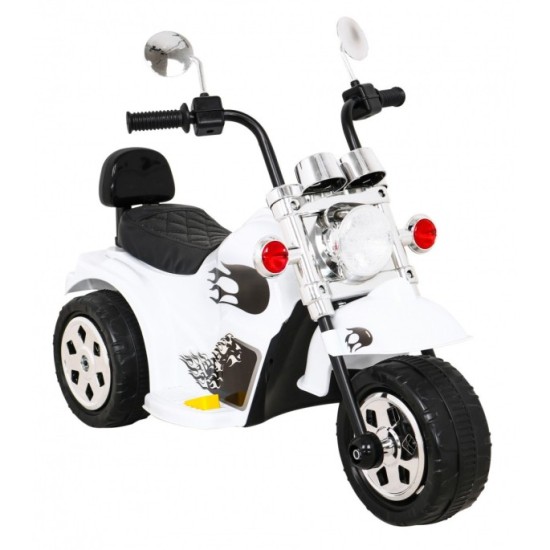 JOKO Elektrická motorka Hot Chopper, biela
