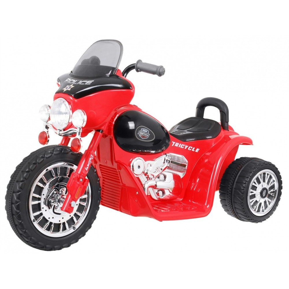 JOKO Elektrická motorka Harley so svetlom a zvukom, červená