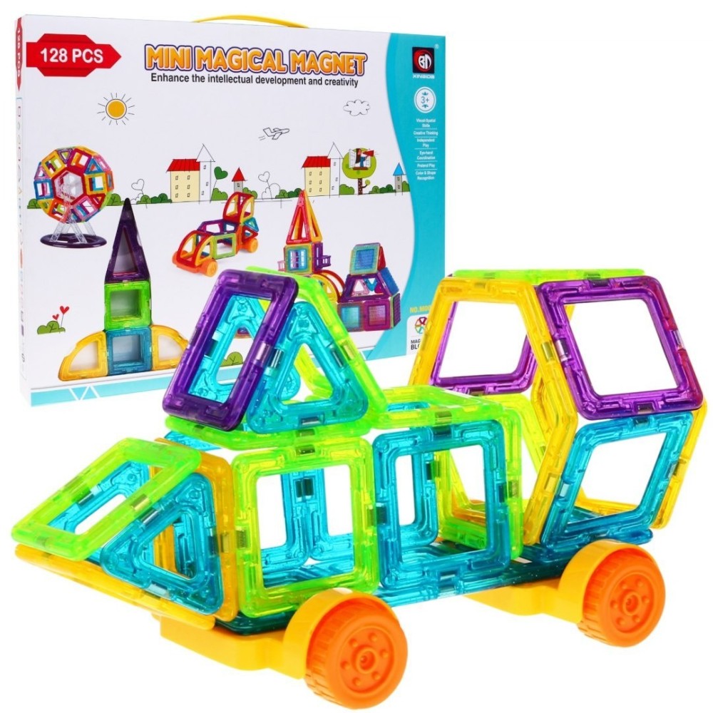 JOKO Magnetické Kocky 128ks