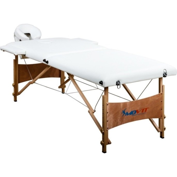 MOVIT Masérske lehátko Prenosné 210cm biele