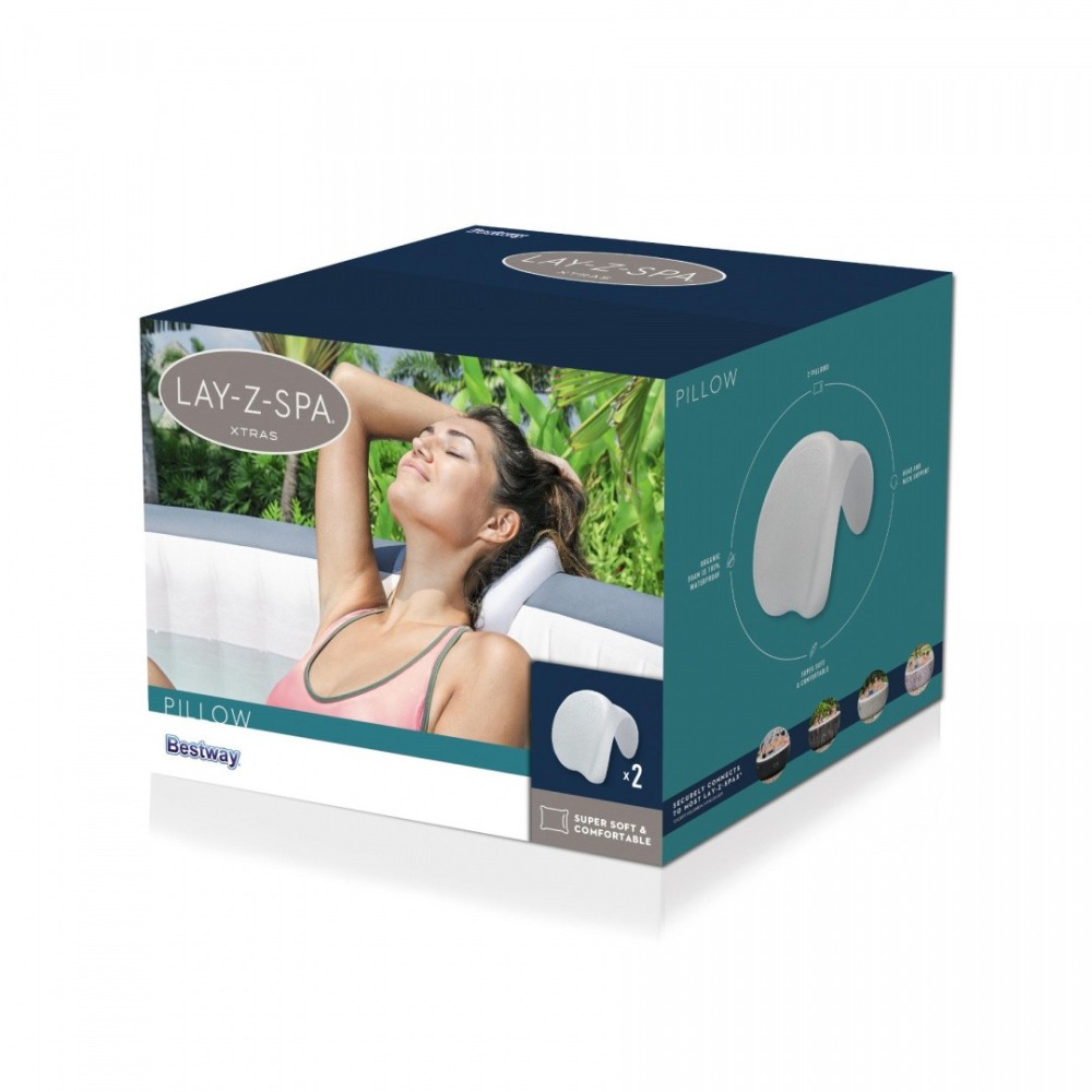 Bestway 60307 Vankúš, Opierka hlavy na vírivku Jacuzzi Lay-Z-SPA sada 2 kusy