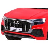 JOKO Elektrické autíčko Audi Q8 Lift, penové kolesá, kožené sedadlo, USB, MP3, červené