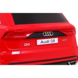 JOKO Elektrické autíčko Audi Q8 Lift, penové kolesá, kožené sedadlo, USB, MP3, červené