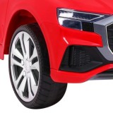 JOKO Elektrické autíčko Audi Q8 Lift, penové kolesá, kožené sedadlo, USB, MP3, červené