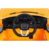 JOKO Elektrické autíčko Audi Q8 Lift, penové kolesá, kožené sedadlo, USB, MP3, žlté