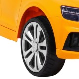 JOKO Elektrické autíčko Audi Q8 Lift, penové kolesá, kožené sedadlo, USB, MP3, žlté